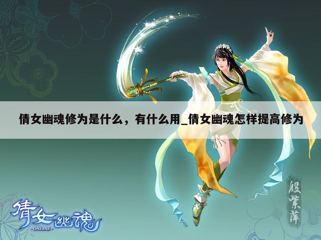 倩女幽魂修为是什么,有什么用_倩女幽魂怎样提高修为