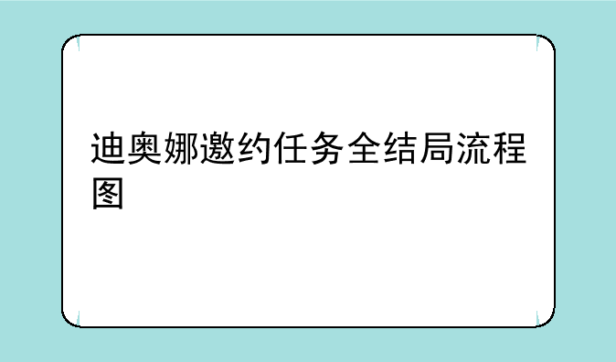 迪奥娜邀约任务全结局流程图