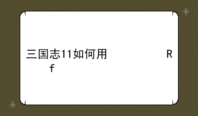 三国志11如何用修改器打开隐藏剧本