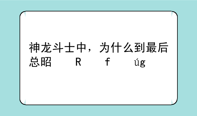 神龙斗士中，为什么到最后总是用登龙剑这招？难道就没有其它的招式吗？