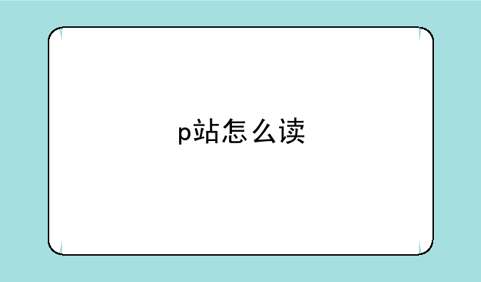 p站怎么读